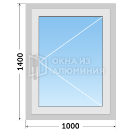 Окно из алюминия для коттеджа AL-243